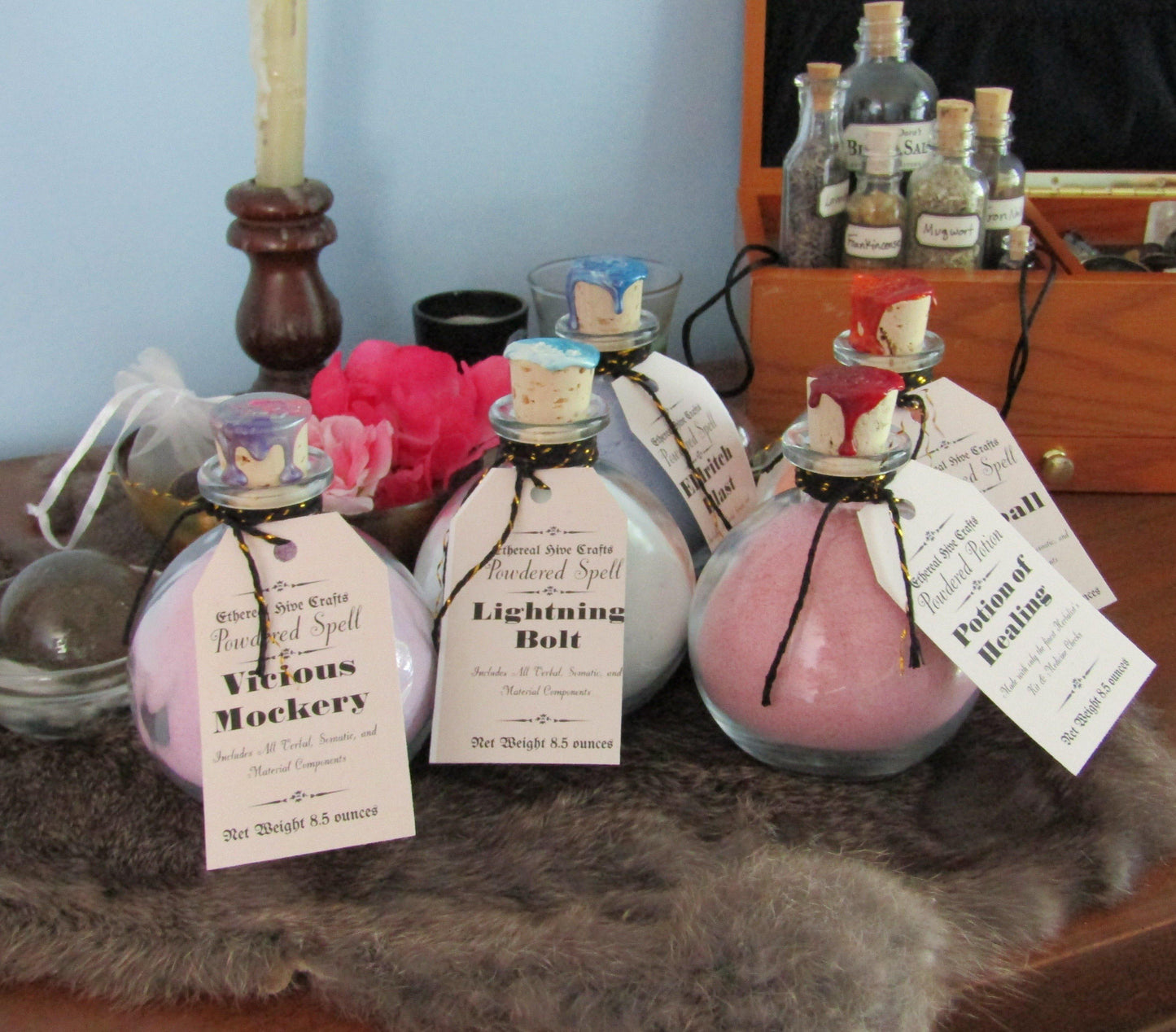 Bubbling Spell Powders - Ethereal Hive Crafts